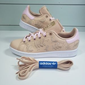 Adidas Stan Smith Plant Appreciation Day Casual Beige Sneakers Size Women's 11